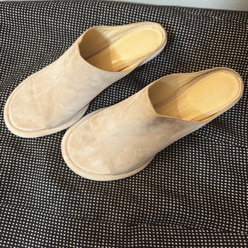 Khaite Suede Shoes Sandals Mules